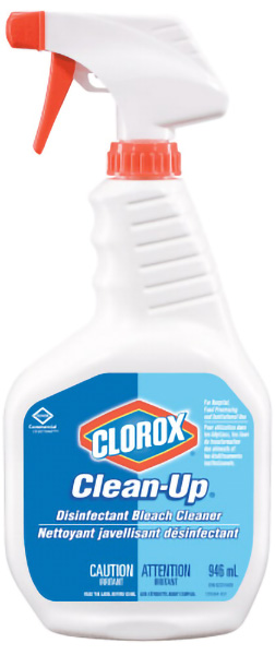 01272 CLOROX CLEAN-UP DISINFECTANT CLEANER w/BLEACH RTU - 946mL, 9 ...