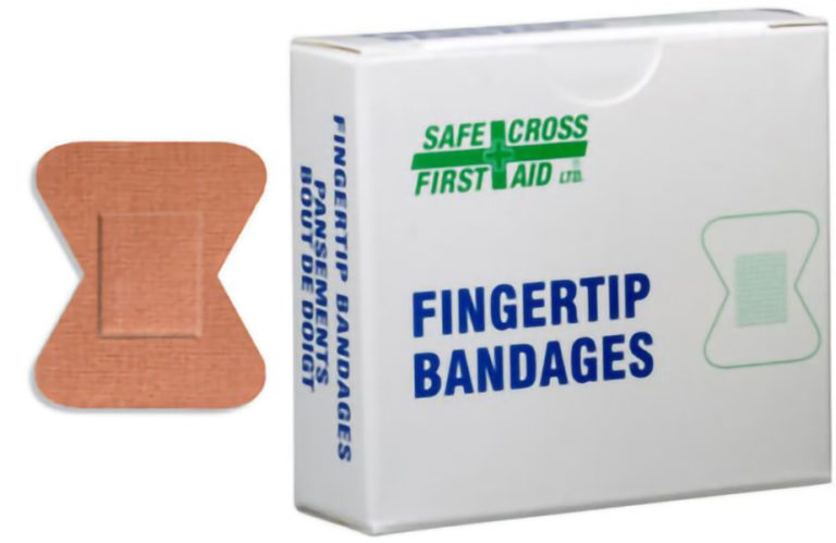 FINGER TIP FABRIC BANDAGES - 100/box - Checkers Cleaning Supply