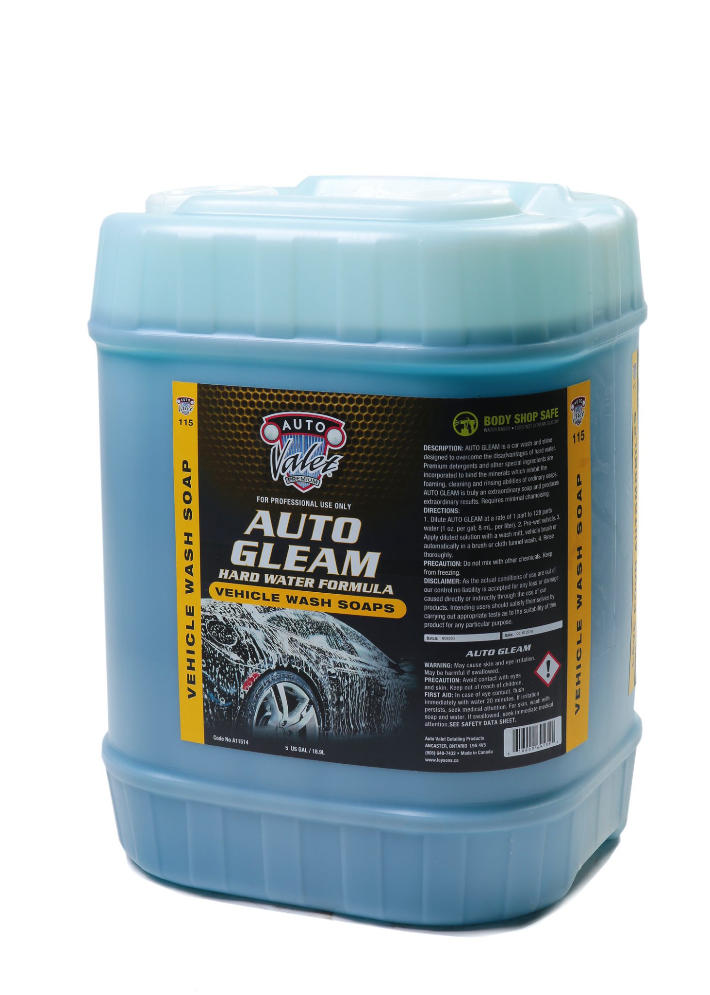 AV - AUTO GLEAM CAR WASH & SHINE - 18,9 L - Checkers Cleaning Supply