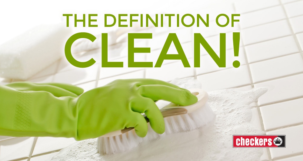 article definition of clean