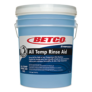 BETCO SYMPLICITY ALL-TEMP RINSE AID 315 - 18,9L - T3214