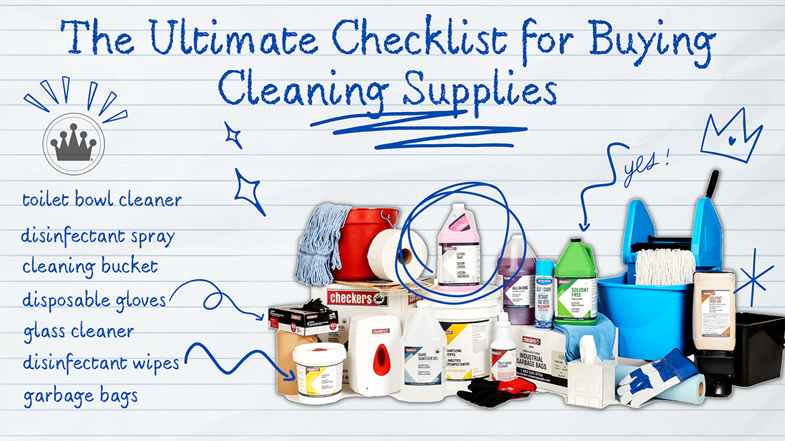 The Ultimate Checklist for Buying Cleaning Supplies - Checkers
